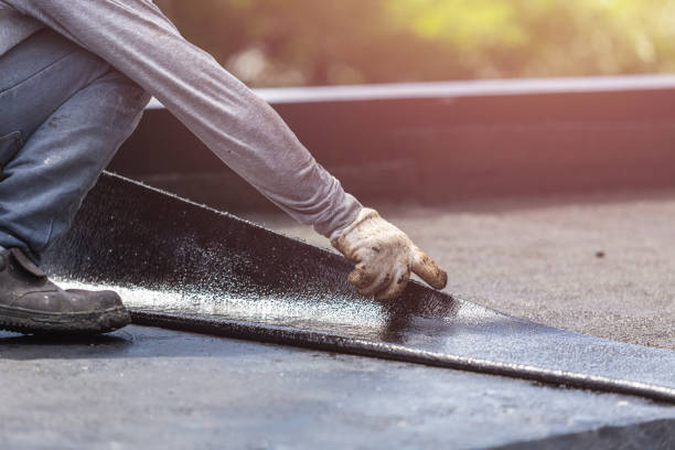 Professional Exterior Waterproofing technician working in Wharton, OH